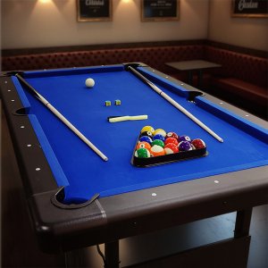 Sammenklappeligt poolbord 1,80 m | 194,5 x 110 x 80 cm Sammenklappeligt poolbord 1,80 m | 194,5 x 110 x 80 cm