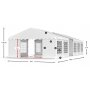 Partytlt Eco 1 i PE - 4 x 18 m