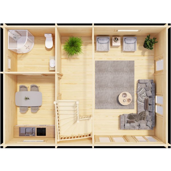 Ferienhaus Mattis B - 42,5 m² Ferienhaus Mattis B - 42,5 m²