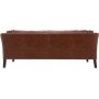 Soffa 3-sits brun vintage PU 198 cm - Heritage