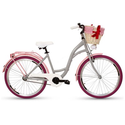 Cykel Colours 26\\\" - gr/rosa