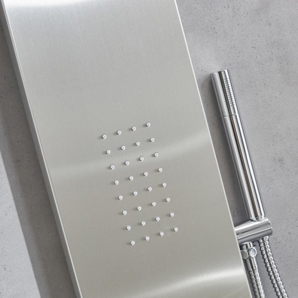 Duschpaneel Fole - Gebrsteter Stahl