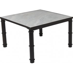 Treasure soffbord 80 x 80 cm - Marmor/metall