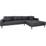 Lido divansoffa - M�rkgr� microfiber