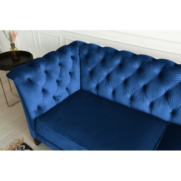 Soffa 3-sits Chesterfield Bl� - Milton