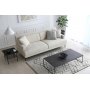Soffa 3-sits beige modern - Hanna