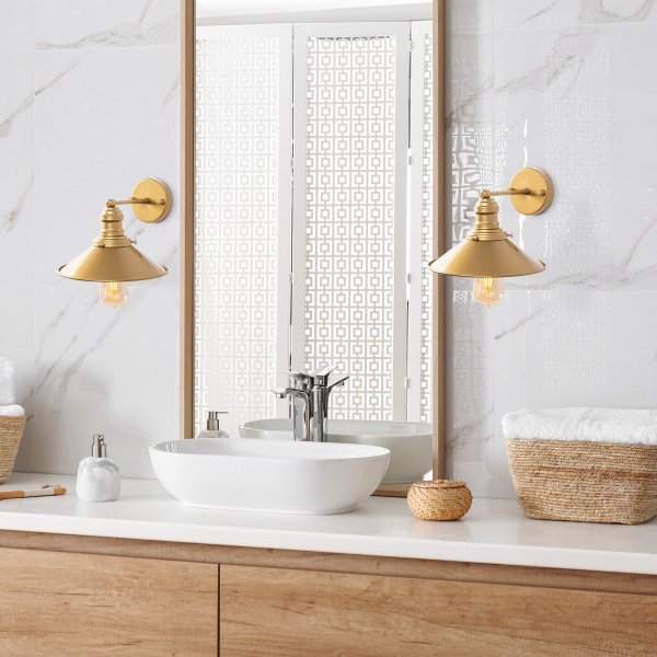 Conic v�gglampa 12196 - Guld