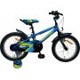 Barncykel Casper 18\\\" - Bl�/gr�n + L�sk�tting