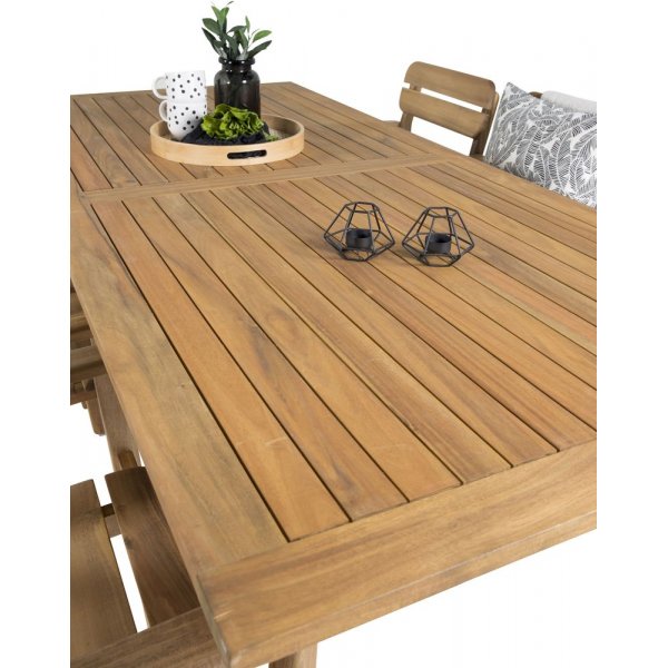 Charlottenberg Matgrupp (220x100) - Natur - 6 Stolar