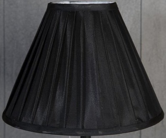 lampsk�rm svart veckad siden