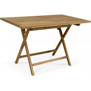 Läs mer om Saltö vikbart matbord i teak - 120x70 cm - Trädgårdsbord, Utemöbler
