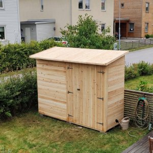 F�rr�d byggsats 2,8 m� tr� utomhus f�rvaring tr�dg�rd