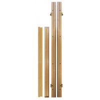 Pardörrskarm med tröskelplatta & tätninglist - Ekfanér - Komplett set Pardörrskarm med tröskelplatta & tätninglist - Ekfanér - Komplett set
