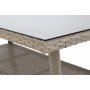 Matgrupp Sumba bord + 6 stolar - Beige melerad