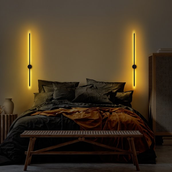 V�gglampa Glavo - Svart - 91 cm