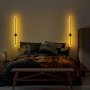 V�gglampa Glavo - Svart - 91 cm