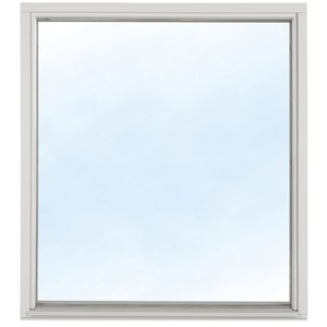 Fast vindue 3-glas - Træ - U-værdi 1,1