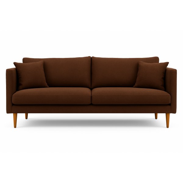 �stermalm 3-sits soffa - M�rkbrun chenille