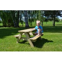 Picknickbord Lisbet för barn - Vitlackerat Picknickbord Lisbet för barn - Vitlackerat