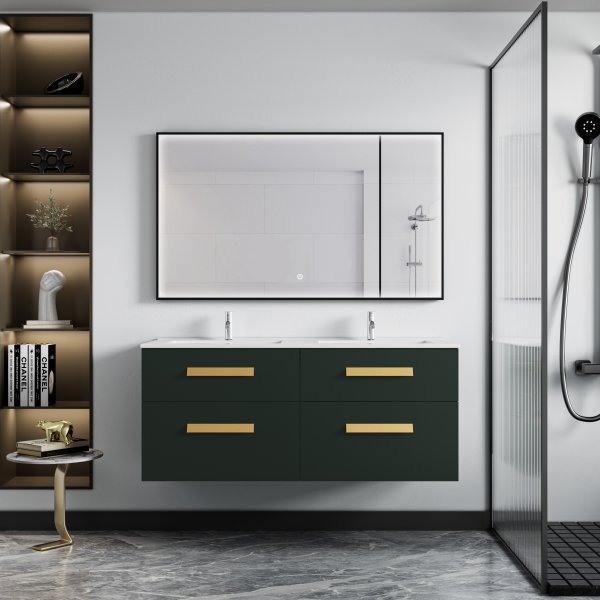 Kylpyhuonekalusteet Lima - Black & Brass Kylpyhuonekalusteet Lima - Black & Brass