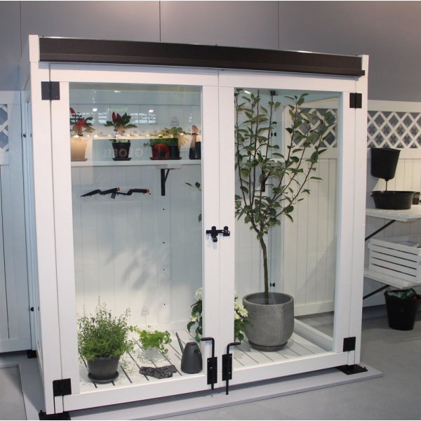 Modular Garden Vxthus 1.8m - Vitlackerad