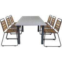 Ekenäs Matgrupp (152x90) - Svart/Grå - 6 Stolar Ekenäs Matgrupp (152x90) - Svart/Grå - 6 Stolar