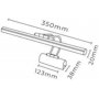 Fleet v�gglampa B:35 cm - Krom
