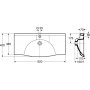 If Sign tvttstll 90 cm Compact centrum 7782 Vit