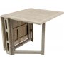 Salt klaffbord 140 cm - Gr teak