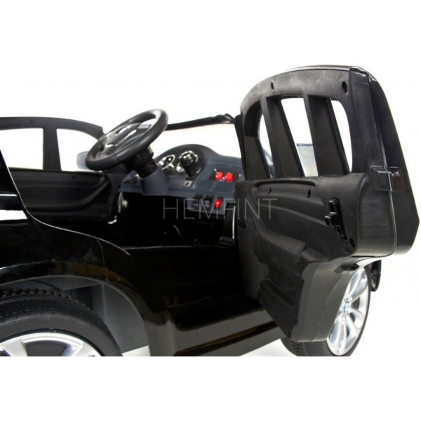 Svart BMW X6 f�r barn - Med fj�rrkontroll