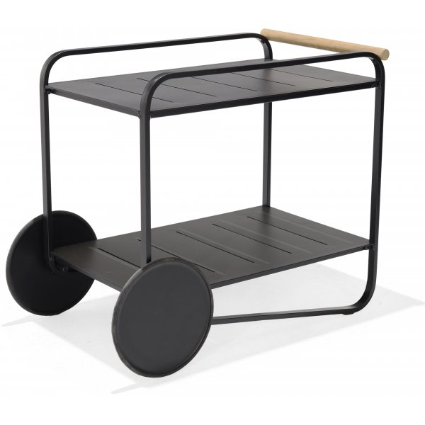 Lifestyle Garden Portals - Serveringsvagn svart / Teak