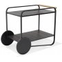 Lifestyle Garden Portals - Serveringsvagn svart / Teak
