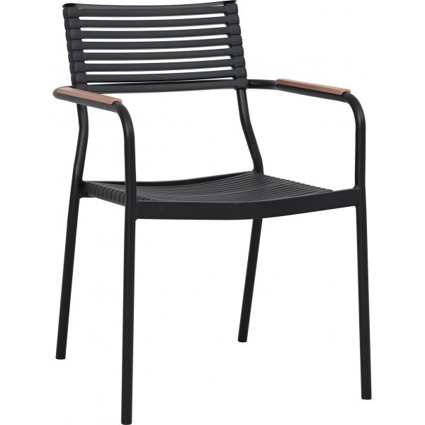 Puutarhatuoli - Pino | Musta/ruskea + Puhdistussuihke ulkokalusteisiin Puutarhatuoli - Pino | Musta/ruskea + Puhdistussuihke ulkokalusteisiin