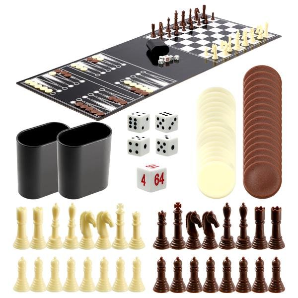 Spelbord med 15 spel - Backgammon - Biljard & mycket mer Spelbord med 15 spel - Backgammon - Biljard & mycket mer