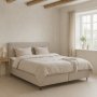S�ng med f�rvaring 180 cm - Beige