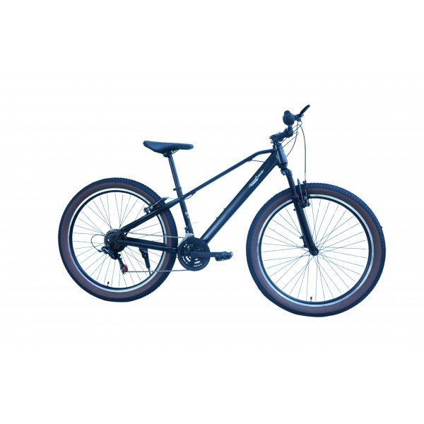 Mountainbike 27,5 tum st�lram 21 v�xlar svart