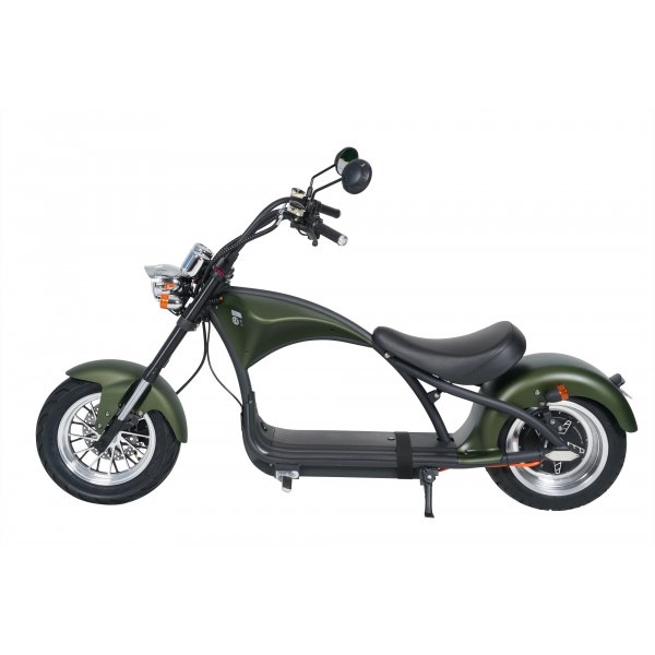 Elscooter Båge - Grön 2000W + Reflexsele Elscooter Båge - Grön 2000W + Reflexsele
