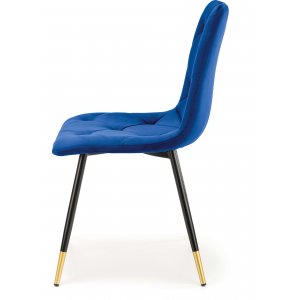 Matstol bl� sammet