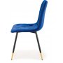 Matstol bl� sammet