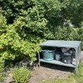 Kundbild V�xthusbord med hyllor f�r v�xthus 115x50x80 cm: Mycket n�jd. Vi har skruvat ihop 2...