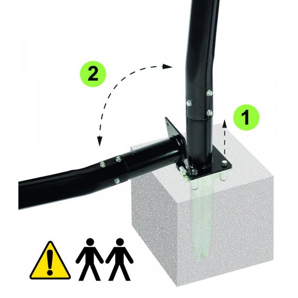 Basketställning Galaxy - Markmonterad - Dunkbar (PP) Basketställning Galaxy - Markmonterad - Dunkbar (PP)