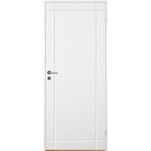 Innerdörr Bornholm - Kompakt dörrblad med spårfräst dekor A4