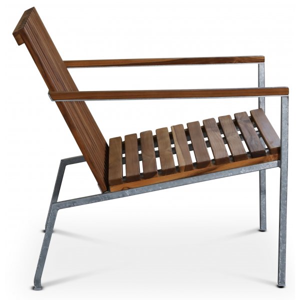 Alva ftlj - Teak / Galvaniserat stl
