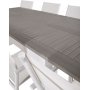Ekens Matgrupp (160x90) - Vit/Gr - 8 Stolar