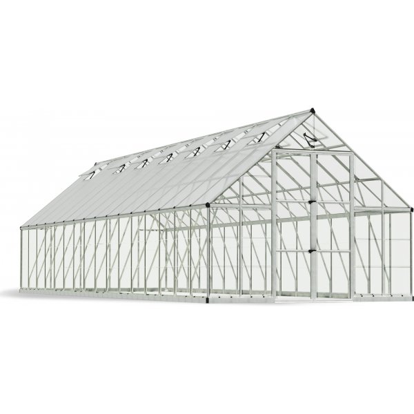 Canopia Balance Polycarbonat Drivhus 28,7 m² - Sølv Canopia Balance Polycarbonat Drivhus 28,7 m² - Sølv