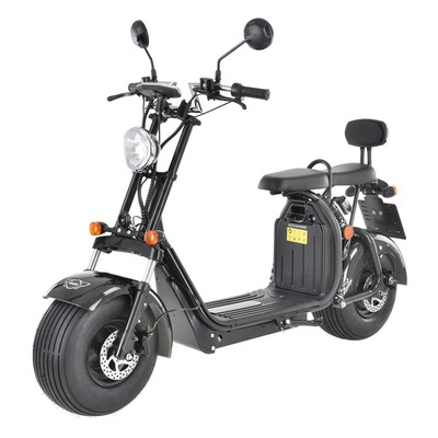 Elscooter 1500 W - svart