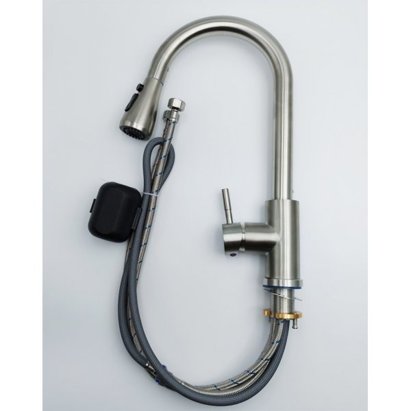 Köksblandare Lily - Borstad stål Köksblandare Lily - Borstad stål