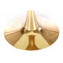 Matbord runt �90 cm - Marmorerat glas/guld