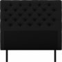 Presley s�nggavel med knappar 160 cm - Svart