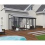 Canopia San Remo Outdoor-Zimmer 12,8 m - Dunkelgrau